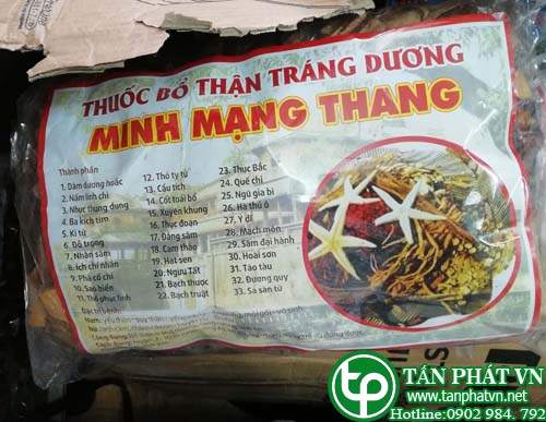 Địa chỉ bán Minh Mạng Thang tại Bạc Liêu trị sinh lý suy giảm